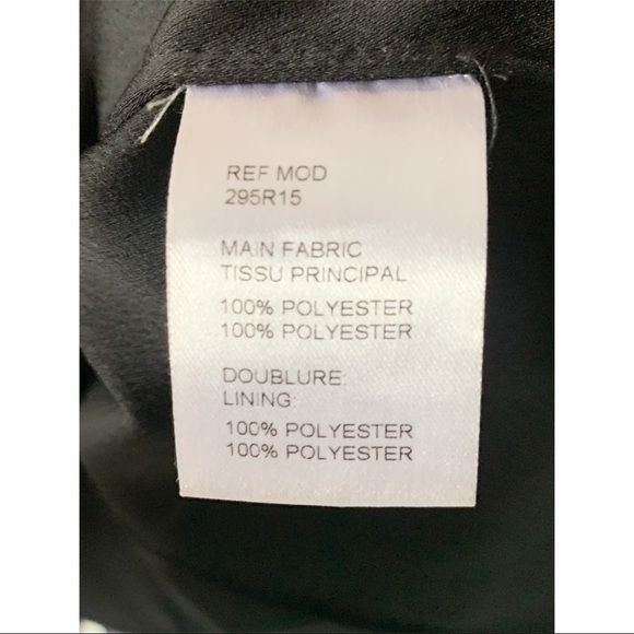 Carven Women’s Georgette‎ Pleated Violet Cocktail Dress Ruffle Hem Size 38/8 US - Picture 13 of 16